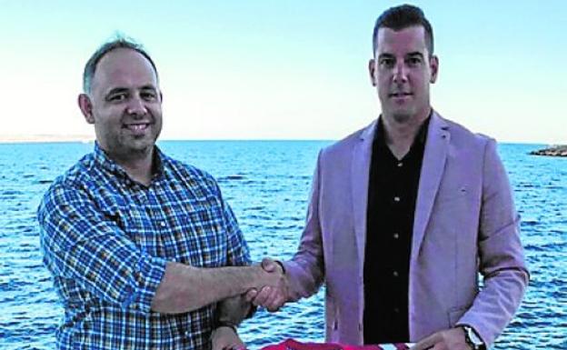 Deseado Flores, el pasado domingo, con Biel Ribas.