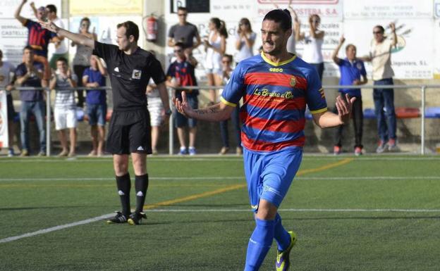 Salva Chamorro, con el Llagostera.