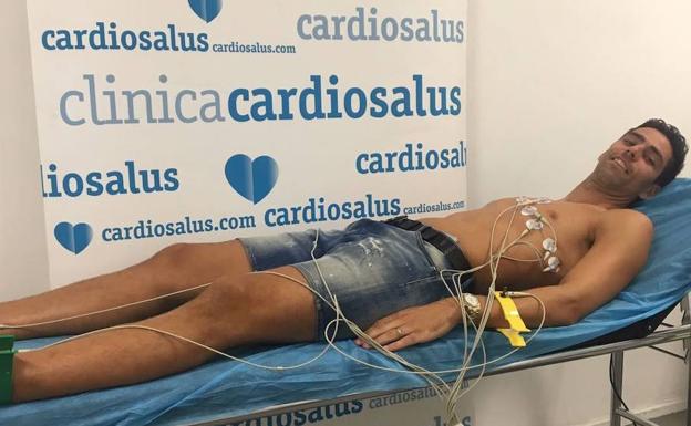 David Mateos, el pasado miércoles, en Cardiosalus.