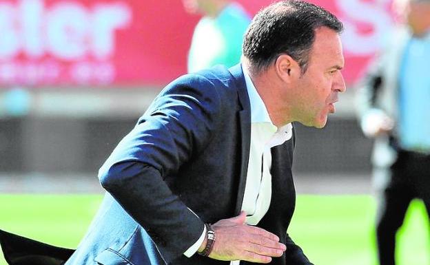 Salmerón, ayer, ante Las Palmas At./Guillermo Carrión / AGM
