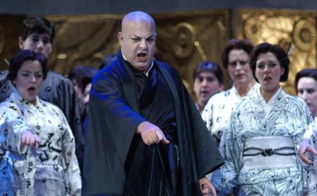 Una escena de la ópera más famosa de Puccini, 'Madama Butterfly'.