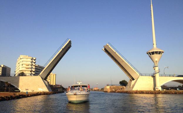 El puente de El Estacio, el pasado mes de agosto.