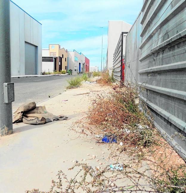 Varias naves ubicadas en el polígono municipal de Balsicas./LV