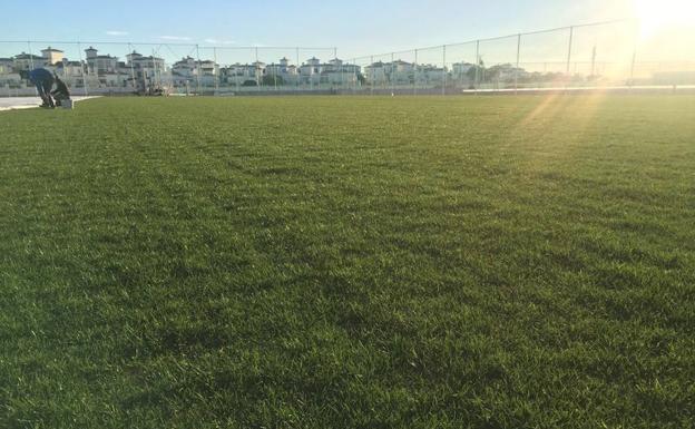 Uno de los nuevos campos de La Torre, que acogerá partidos de ligas internacionales. /Pinatar Arena