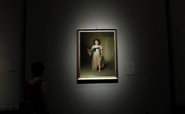 'Manuela Isidra Téllez-Girón', óleo de Agustín Esteve. /Sergio Barrenechea (Efe)