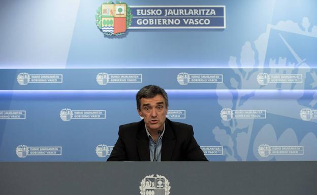 Jonan Fernández, durante la rueda de prensa. /Adrián Ruiz De Hierro (Efe)