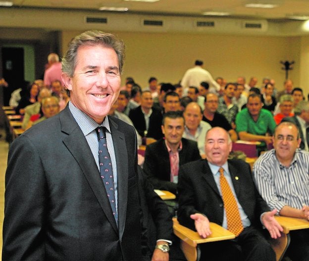 José Miguel Monje Carrillo, en una imagen de archivo de un acto celebrado en la federación murciana.