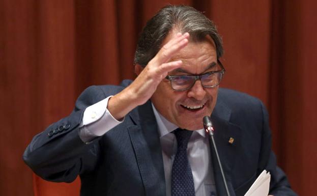 Mas, durante una conferencia de prensa.