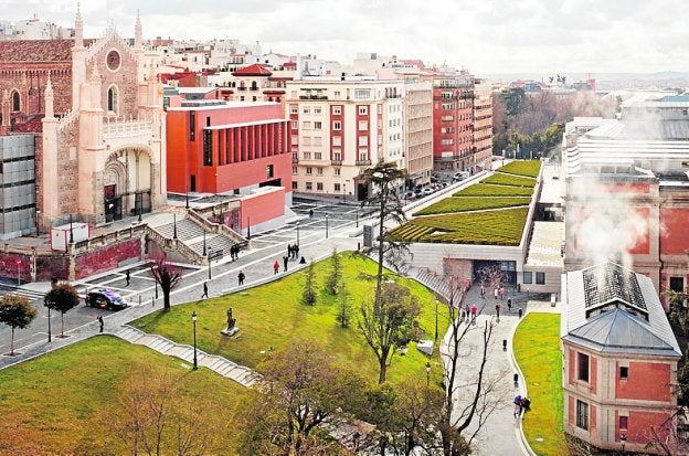 Panorámica de la ampliación del Museo del Prado.