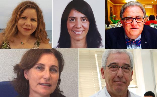 Sandra Rodríguez, Verónica Giménez, Rafael Pacheco, Beatriz Martínez-Lozano y Vicente Vicente Ortega.