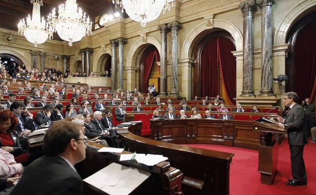 Parlamento catalán./Efe