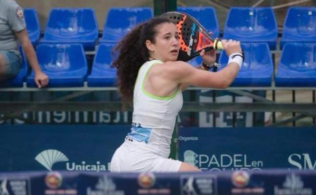Araceli Martínez Ibáñez, en acción, en un partido del Mundial./LV
