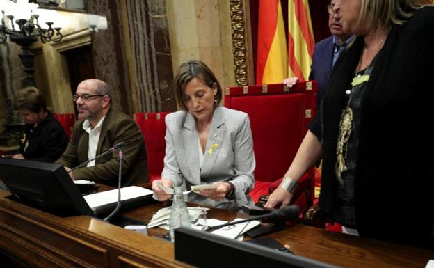 La presidenta del Parlament, Carme Forcadell./Efe