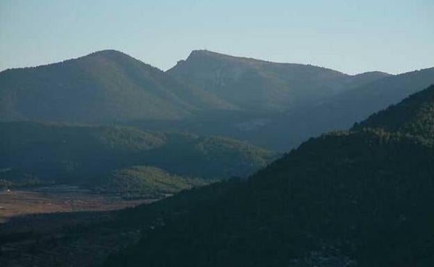 Perfil del pico de La Selva./