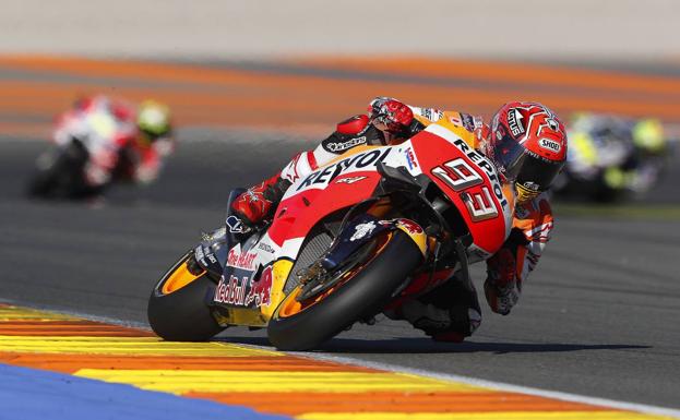 Marc Márquez busca en Valencia su sexto Mundial. /Repsol