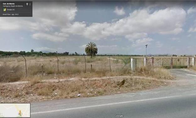 Vista captada por el coche de Google