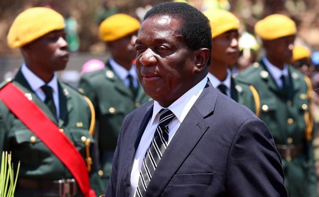 Emmerson Mnangagwa, antiguo vicepresidente de Zimbabue./