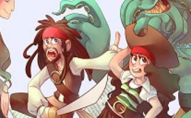 Sparragus y Rizos yel capitán Caramar