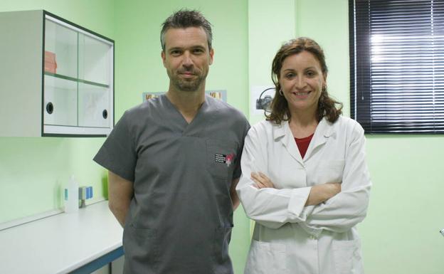 Eliseo Belda y Marta Soler. /UMU