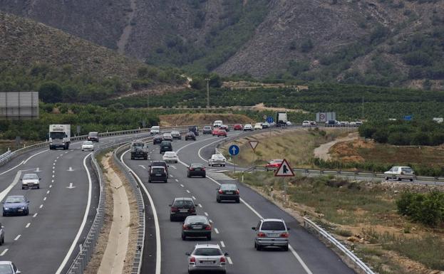 Autovía A-7 a la altura de Orihuela. /A. Aragón