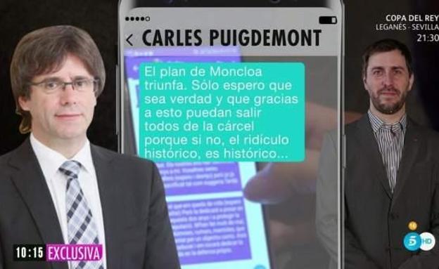 La conversación filtrada./