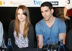 Los actores Miguel Ángel Silvestre y Blanca Suárez durante la promoción de la película 'Los Pelayos' en 2011. Foto: KBNC/