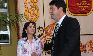 Francisco Marqués, junto a María Reyes Sánchez, en una imagen de archivo. :: V. Vicéns/AGM/