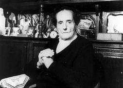 Una de las últimas fotografías de María Cegarra. :: LA VERDAD/