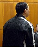 El acusado, ayer, en el juicio. / G. C./