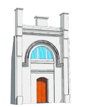 Recreación de cómo quedará la puerta del CIM. ::
UPCT/