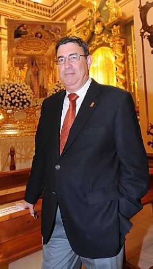 Juan Andrés Ibáñez Vilches, presidente del Paso Blanco. ::
P. A. / AGM/