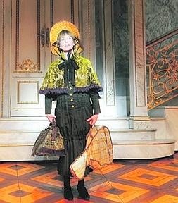 Silvia Luchetti, durante una escena del musical. Foto: Riga/