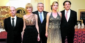 José A. Hernández, Carmen Gilbel, Alfonso Gálvez, Teresa Yáñez y Pascual López. :: A. Durán/AGM/