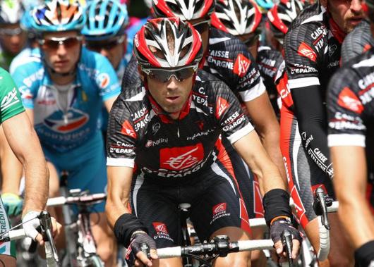 Alejandro Valverde durante la 5ª etapa entre Villers-Cotterets-Joign, de 193 kms de recorrido - AFP - 11/07/2007