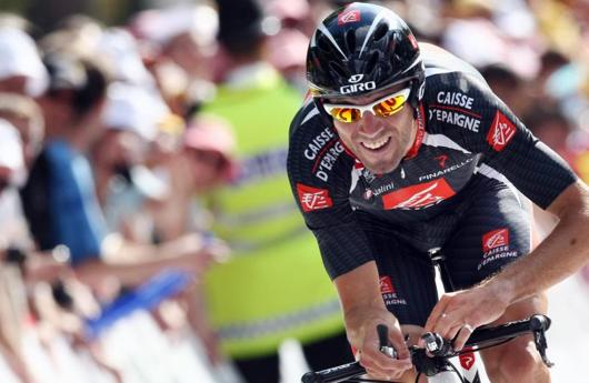 El corredor español Alejandro Valverde, del equipo Caisse D'Epargne, comienza la etapa prólogo del Tour de Francia 2007 - AFP - 07/07/2007