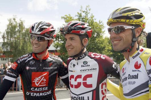 Tercera etapa del Tour de Francia, disputada entre las localidades de Waregem y Compiègne, de 236 kilómetros de recorrido - EFE - 10/07/2007