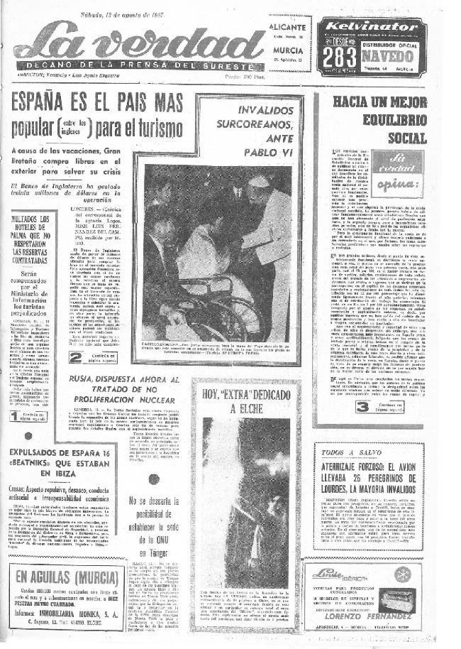 Tal día como hoy en 1967