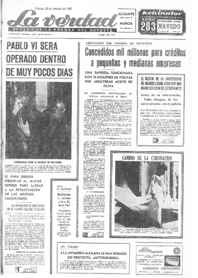 Tal día como hoy en 1967