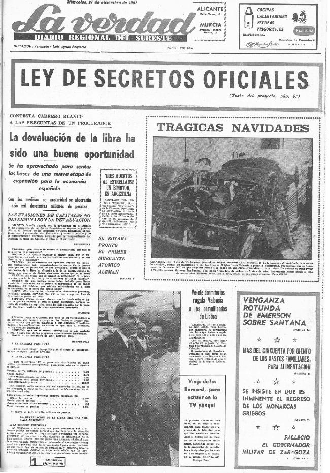 Tal día como hoy en 1967