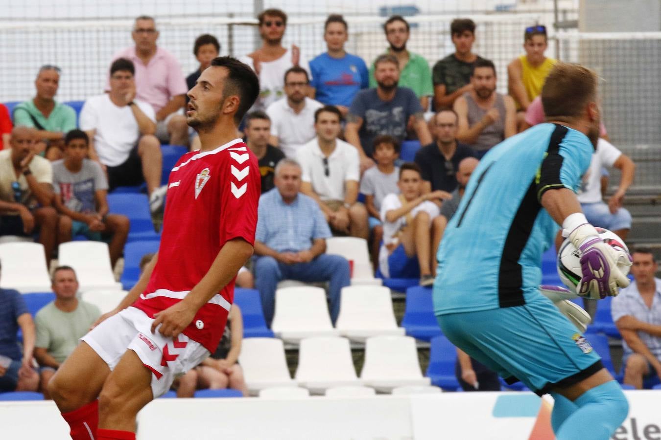 Las imágenes del derbi de pretemporada entre el Real Murcia y el Cartagena