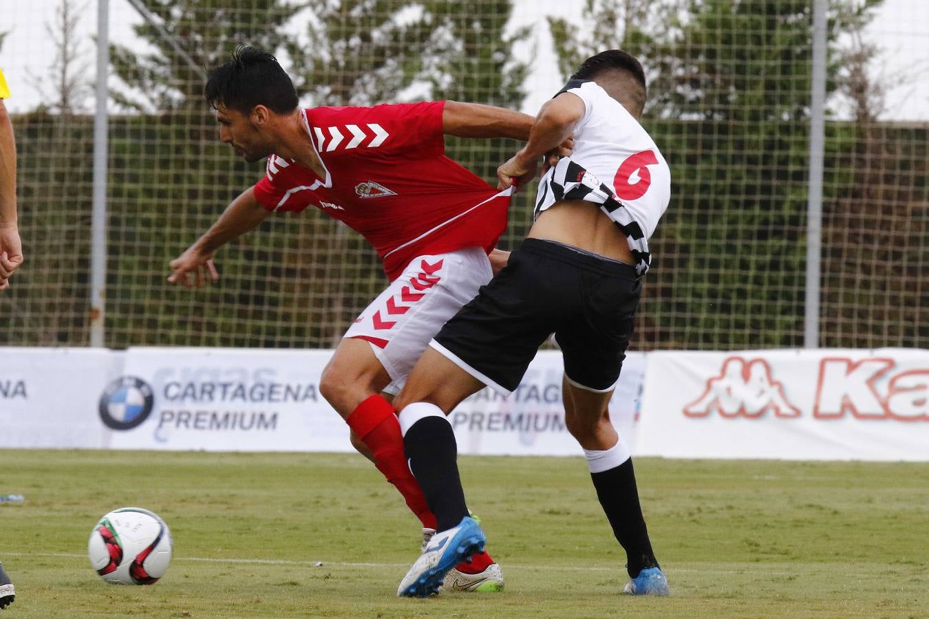 Las imágenes del derbi de pretemporada entre el Real Murcia y el Cartagena