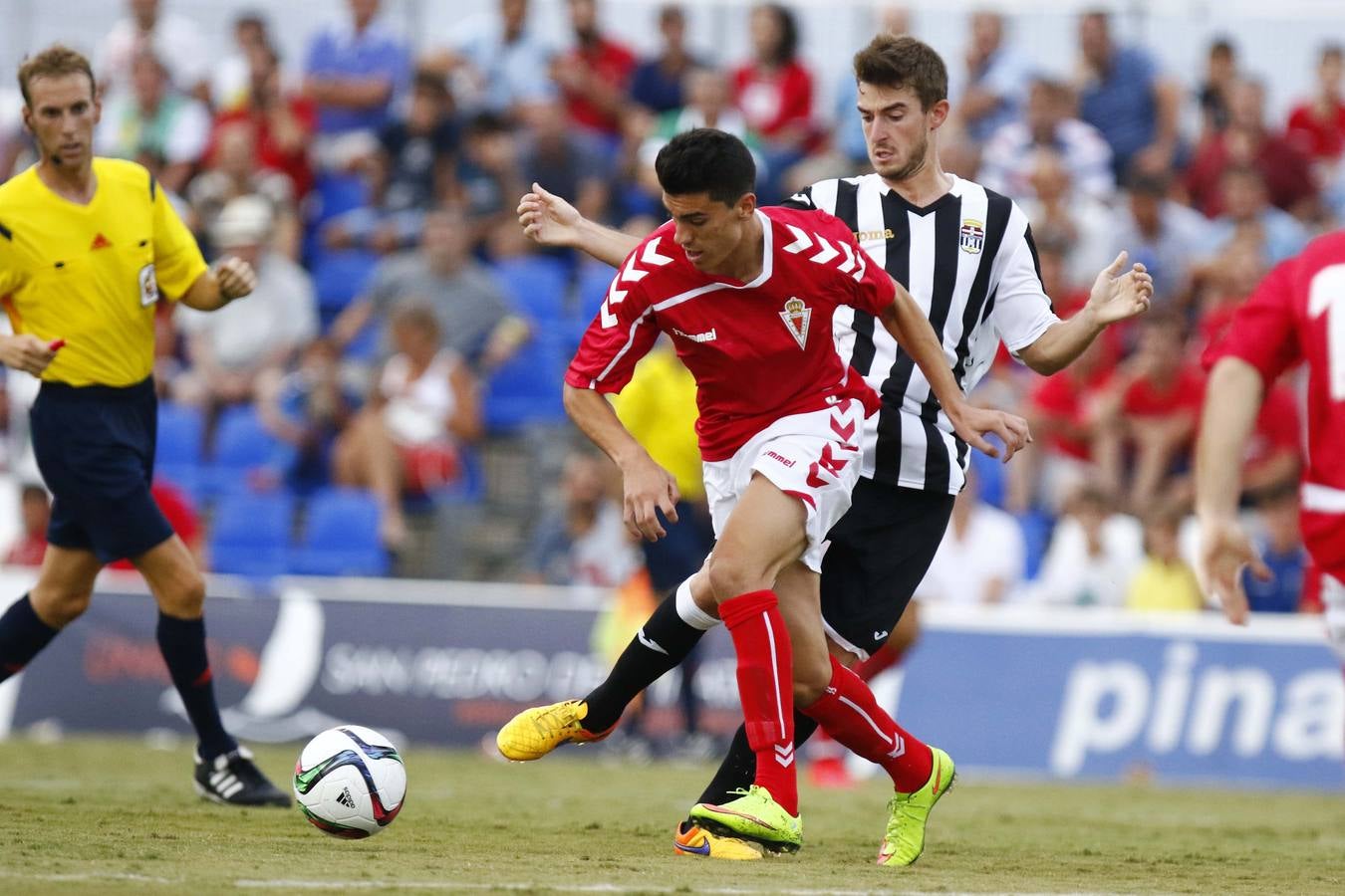 Las imágenes del derbi de pretemporada entre el Real Murcia y el Cartagena
