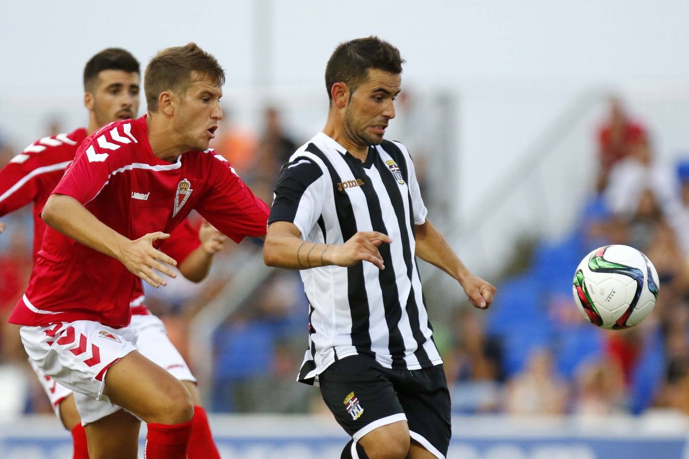 Las imágenes del derbi de pretemporada entre el Real Murcia y el Cartagena