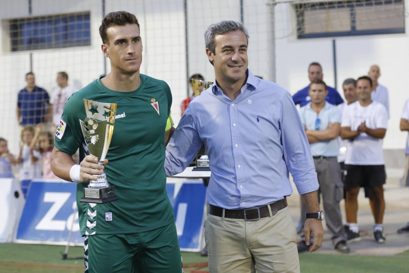 Las imágenes del derbi de pretemporada entre el Real Murcia y el Cartagena