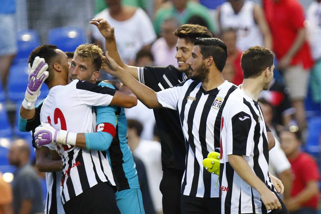 Las imágenes del derbi de pretemporada entre el Real Murcia y el Cartagena