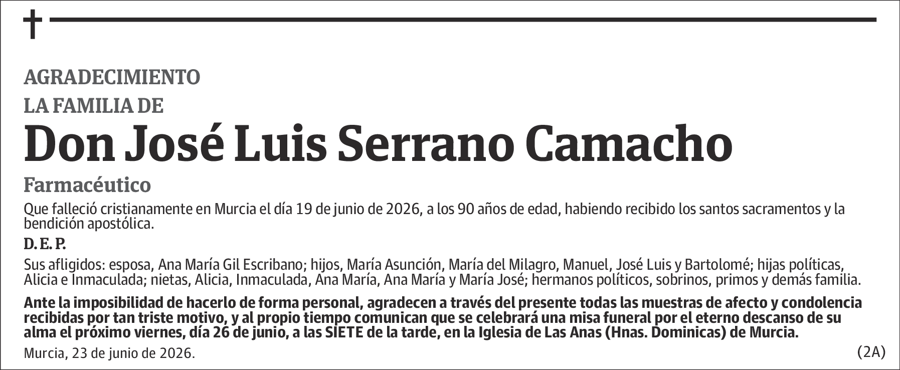 Eq José Luis Serrano Camacho