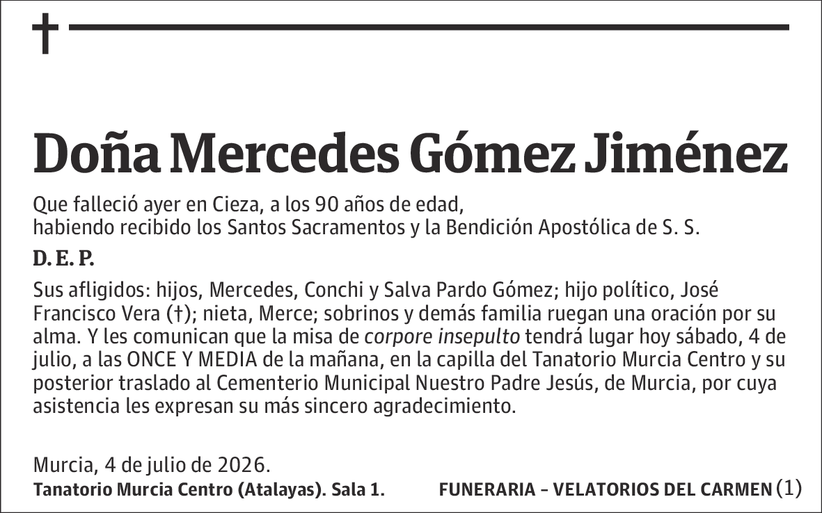 Mercedes Gómez Jiménez
