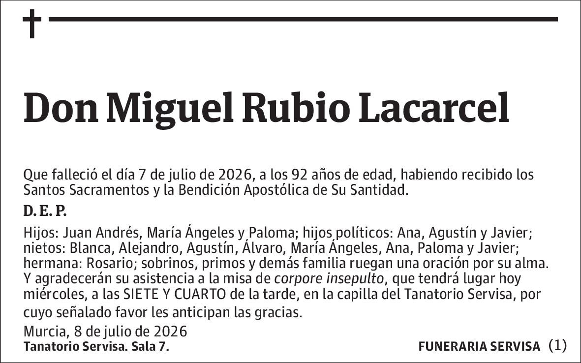 Miguel Rubio Lacarcel