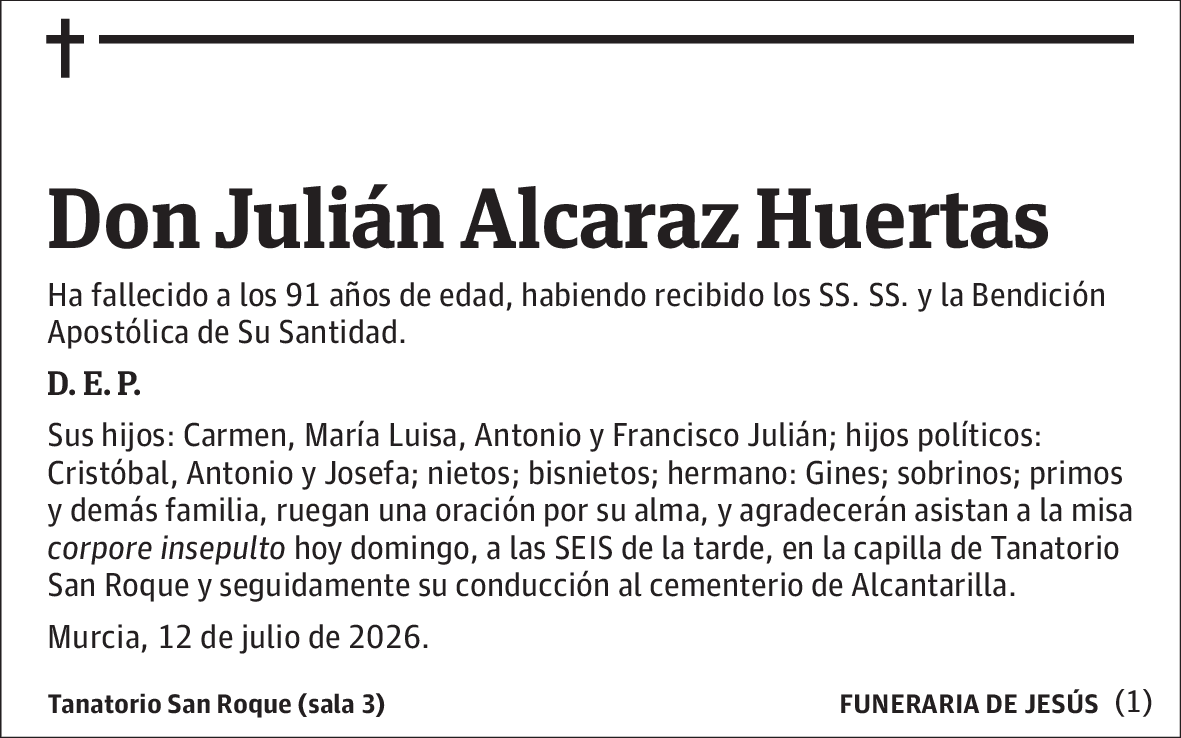 Julián Alcaraz Huertas