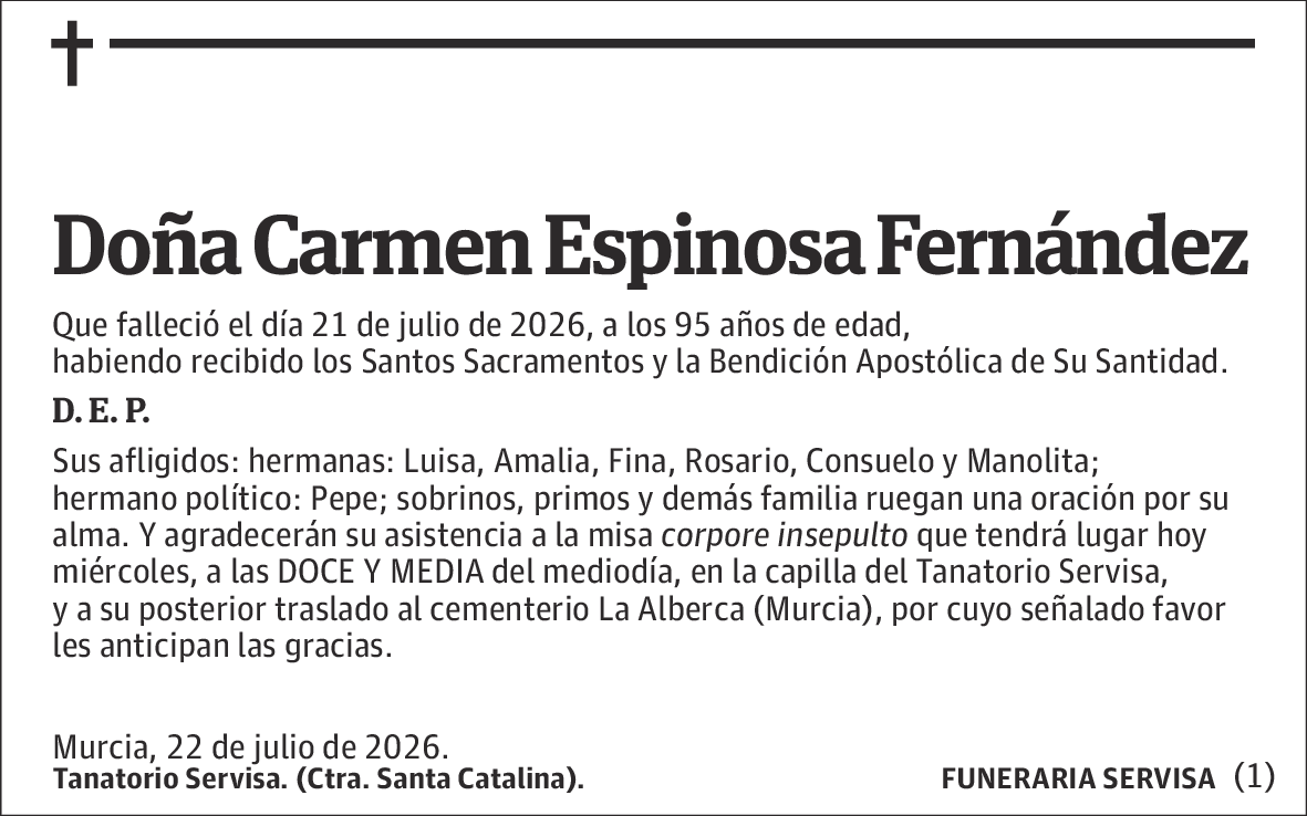 Carmen Espinosa Fernández